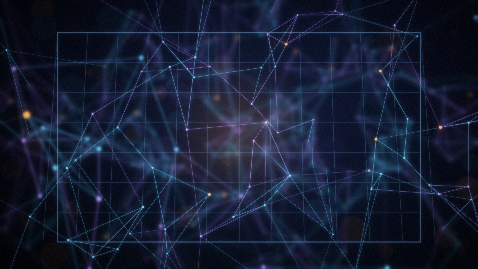 Glowing blue and purple network lattice inside a framed viewport, illustrating Gemini 4 Argon workflows